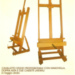 Cavalletto studio gigante con maniglia e cremagliera