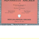 Arches - Blocco 20 fogli 300 gr/m2 per acquerello - 26 x 36 cm