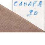 Tela CANAPA 90 a gesso - rotolo intero da metri 10 x  h 2,10