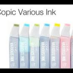Copic Various Ink - serie YR (toni giallo/rosso)